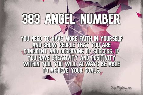 383 angel number|Angel Number 383: Meaning In Spiritual Symbolism,。